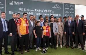 Galatasaray takımı RAMS Park House Maslak Satış Ofisi’nde tanıtıma katıldı