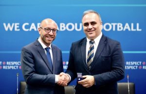 Ural Aküzüm, UEFA Gençlik ve Amatör Futbol Komitesi Toplantısı’na Katıldı